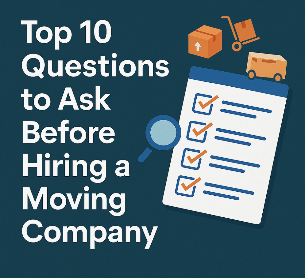 Top 10 Questions to Ask Before Hiring a Moving Company